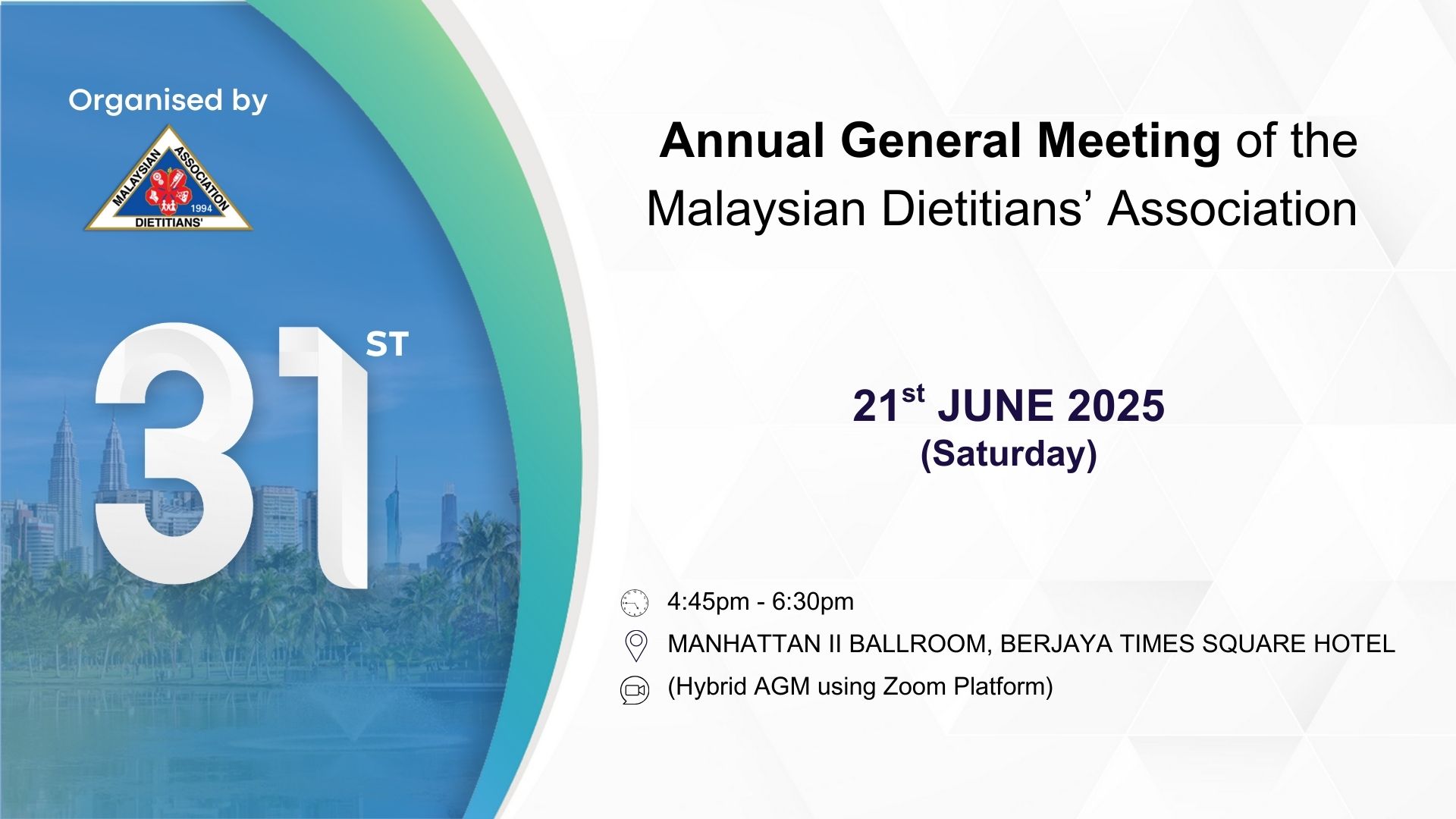 31st MDA AGM 